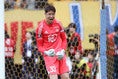 【厳選ショット】PKセーブにガッツポーズの林彰洋｜写真：滝川敏之