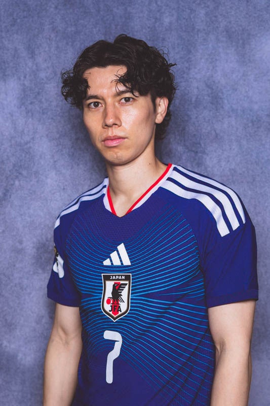 画像】三笘薫の背番号を受け継ぎ飛躍を誓う＃7田中碧 FIFA公式ポート