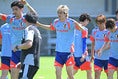【画像】６月10日 日本代表トレーニング／アメリカ・ナッシュビル｜写真：金子拓弥（サッカーダイジェスト写真部／JMPA代表撮影）
