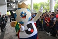 【画像】Ｊリーグキング(Ｊリーグ公式マスコット)が、オールスターの外周イベントに登場！｜写真：鈴木颯太朗