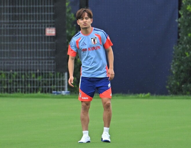 日本代表に痛手…久保建英は別メニュー続く。3日後のブラジル戦は欠場